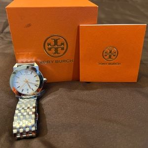 Tory Burch Silver Watch for women